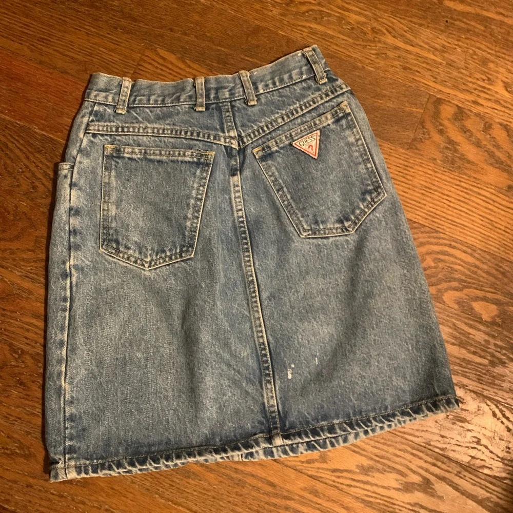 Guess Skirt Blue Jean Size 28 Women’s - Picture 3 of 8
